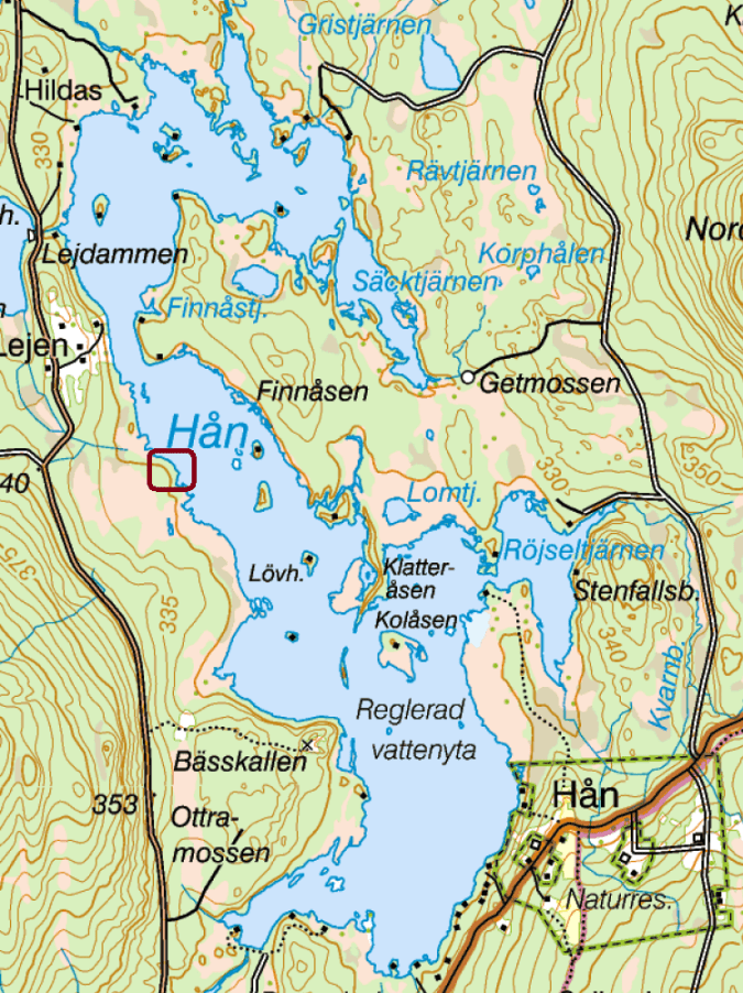 Hån karta