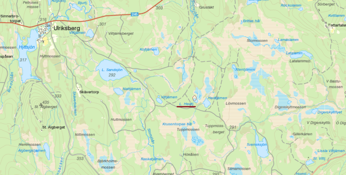 Karta Lilla Hedtjärn